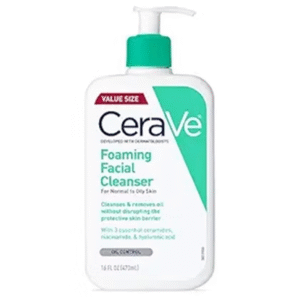 Cerave gel limpiador facial piel grasa 453ml