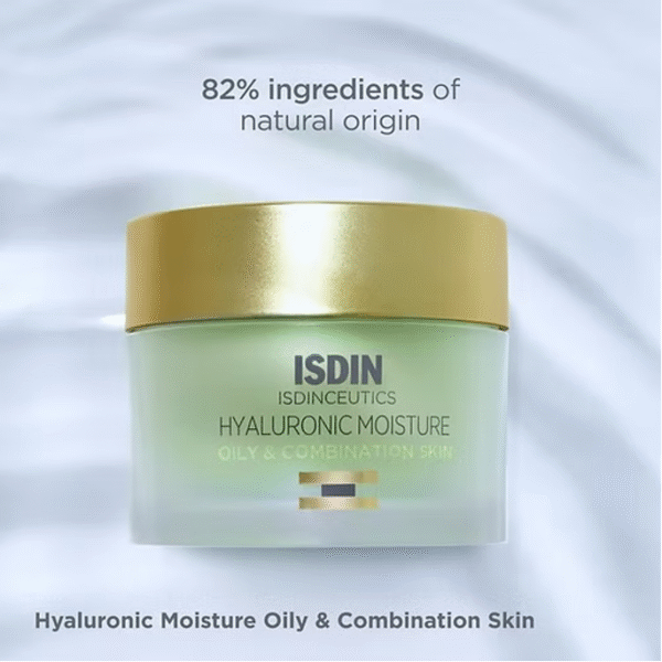 Isdin Hyaluronic Moisture Cream para Piel Oily y Mixta: Hidratación equilibrada